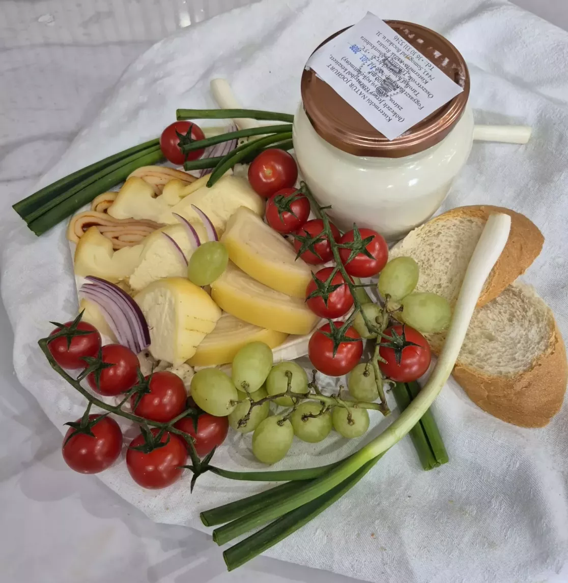 Kézműves termelői sajttál